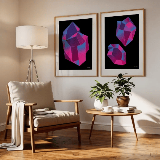 Crystals diptych tweeluik